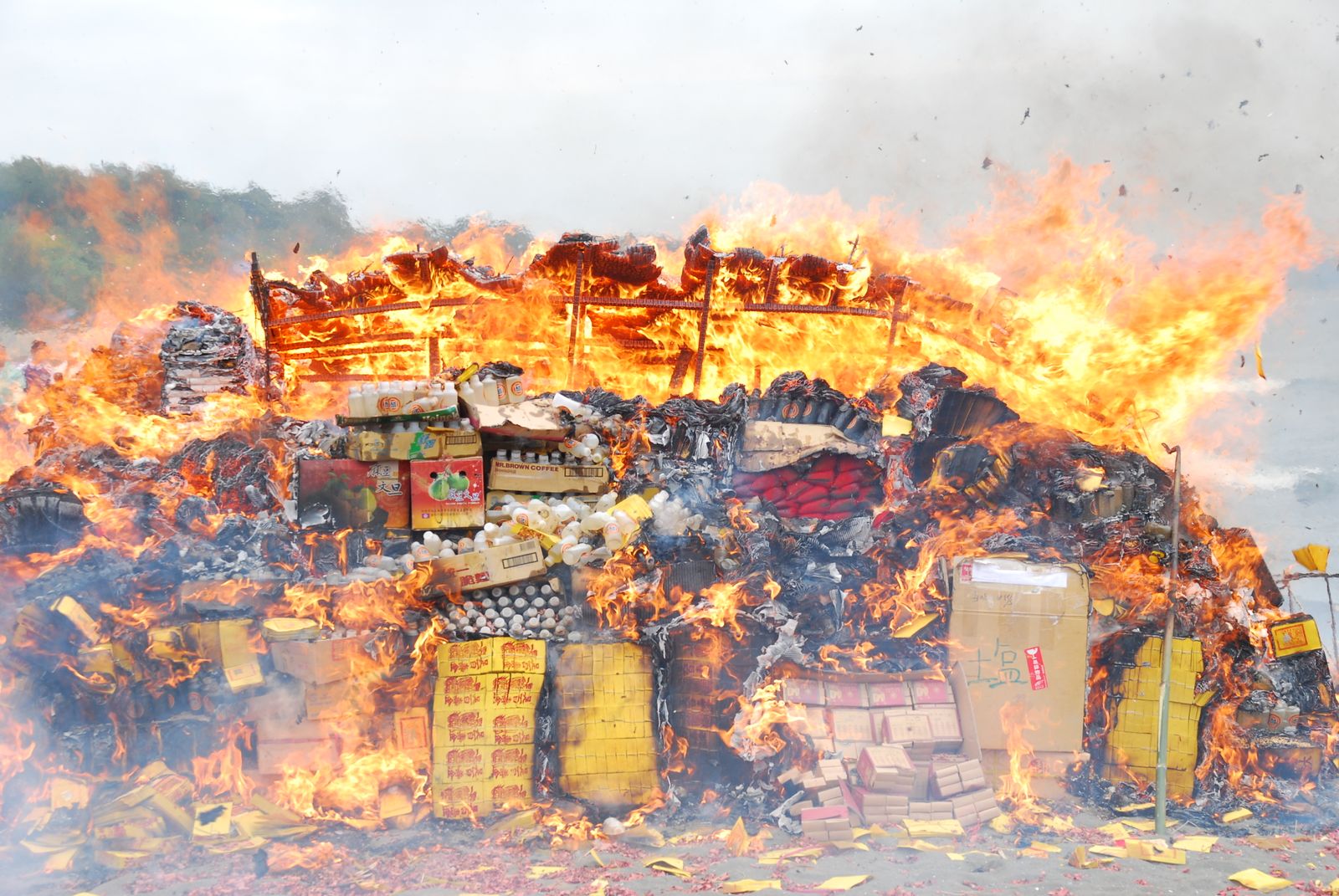 incendie-decheterie